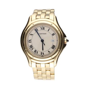 CARTIER<BR>COUGAR ORO AMARILLO QUARTZ 33MM. · ref.: 887904