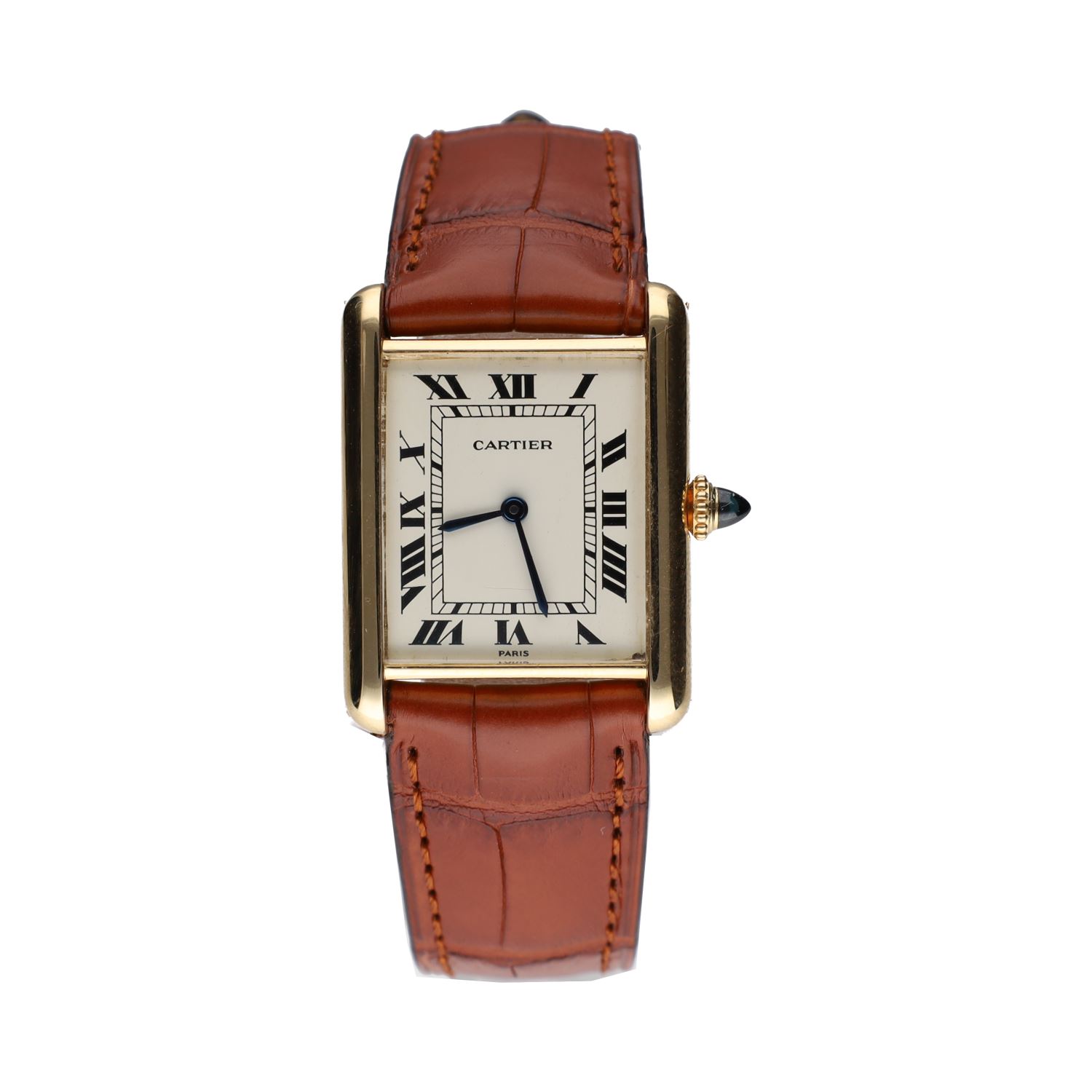 Tank louis oro amarillo cuerda manual 23mm.  