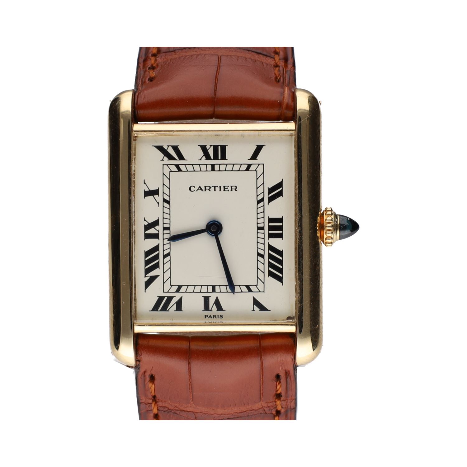 Tank louis oro amarillo cuerda manual 23mm.  