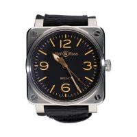 BELL & ROSS<BR>BR03-92 ACERO TEXTIL 42MM.