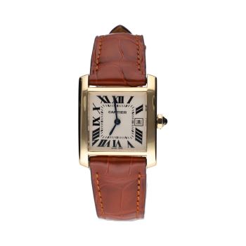 CARTIER<BR>TANK FRANCES ORO AMARILLO QUARTZ 25MM.... · ref.: 2466