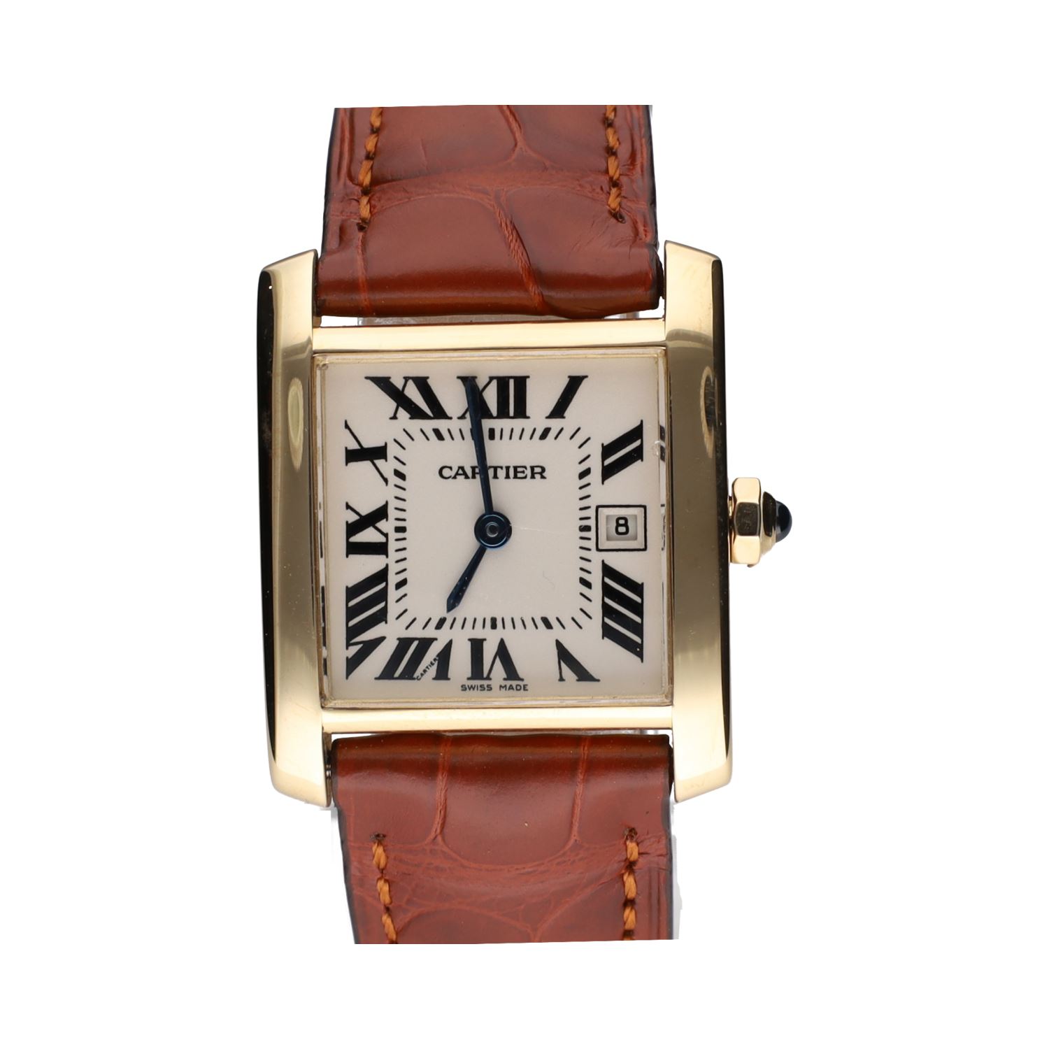 Tank frances oro amarillo quartz 25mm.   