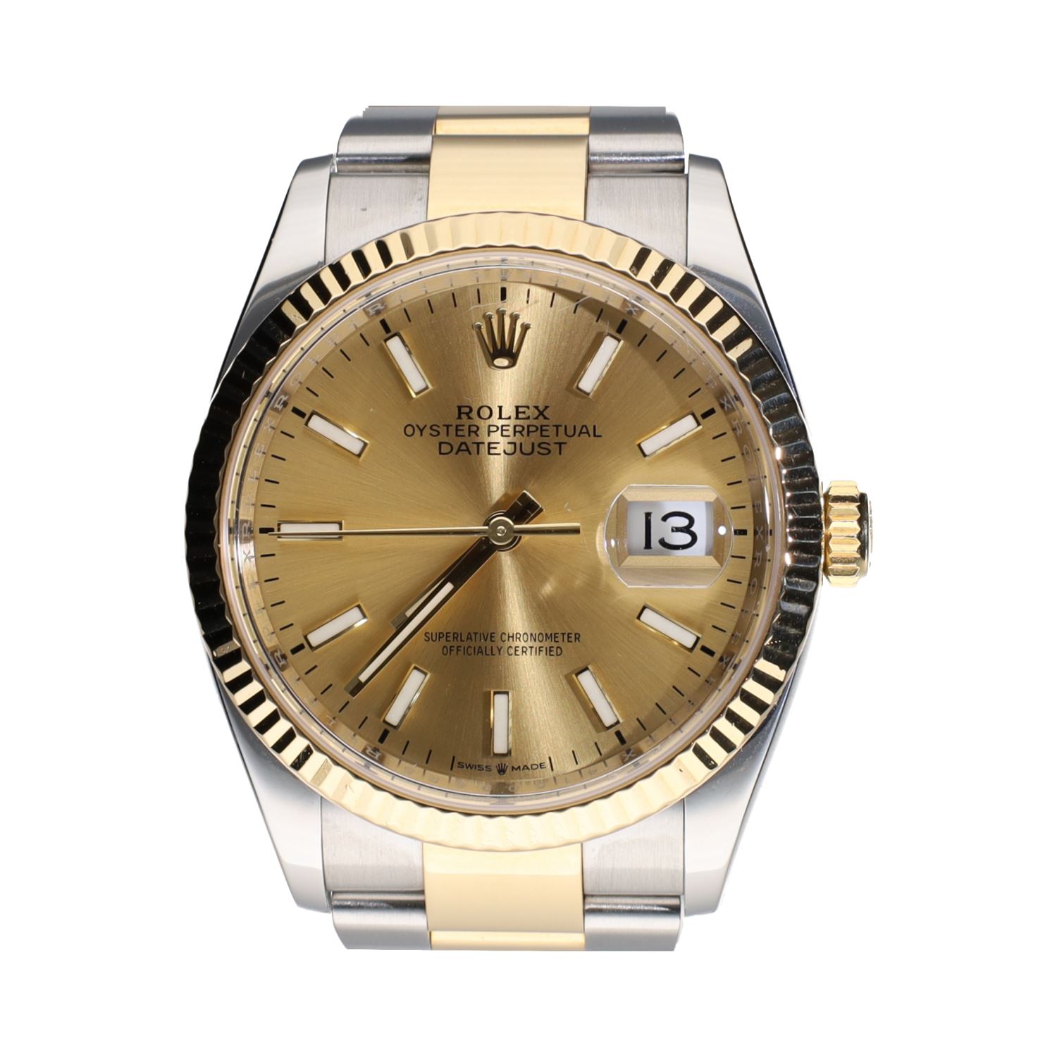 Datejust acero y oro 36mm.   
