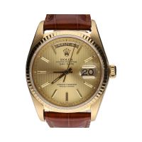 Day-date oro amarillo cuero 36mm.   