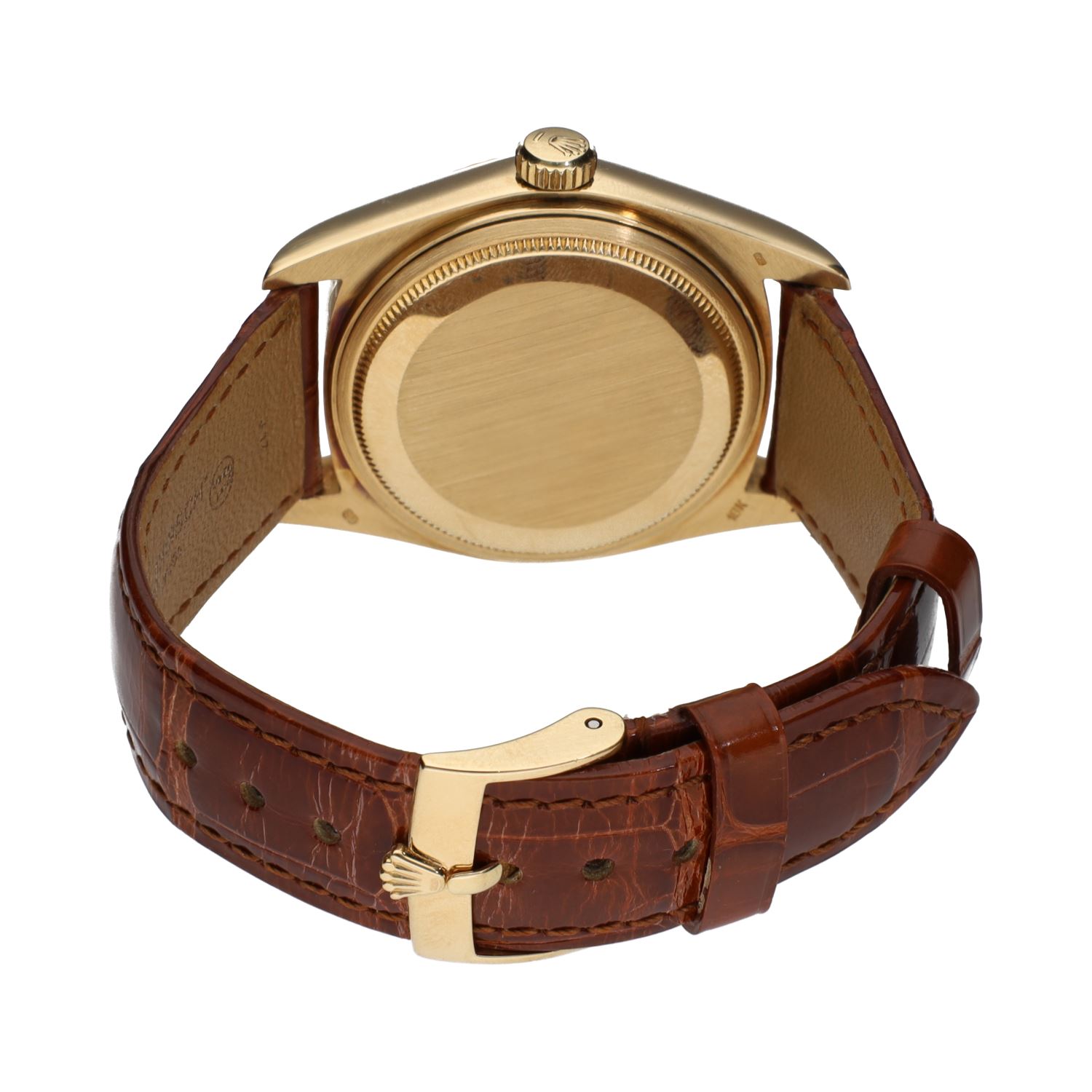 Day-date oro amarillo cuero 36mm.   