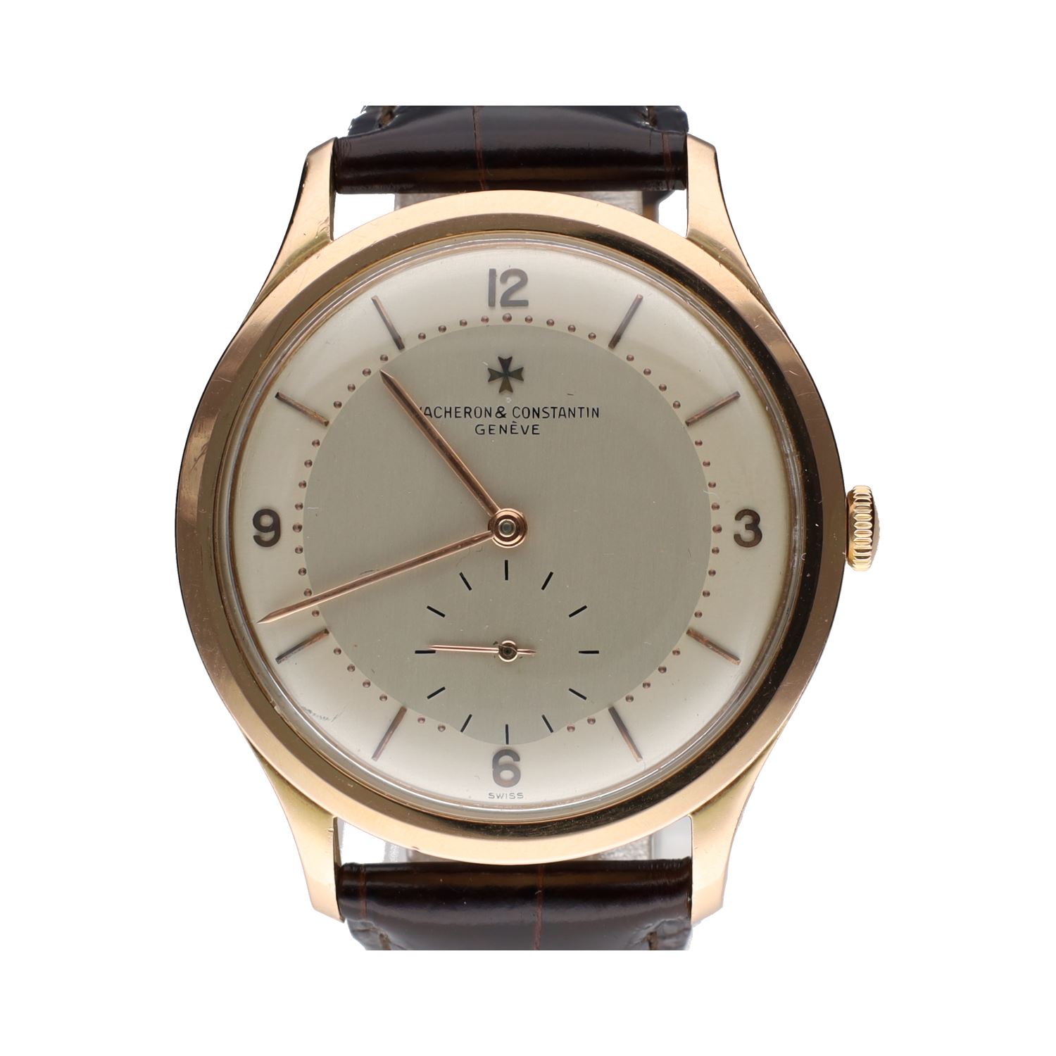 Calatrava oro rosa cuerda manual 38mm.  