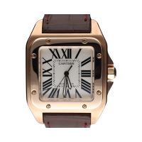 Santos 100 oro rosa 38mm.   