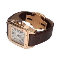 Santos 100 oro rosa 38mm.   