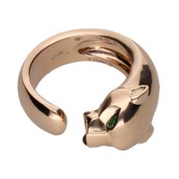 Sortija panthere de cartier en oro rosa. Talla 53.