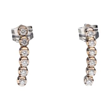 PENDIENTES<BR>PENDIENTES EN ORO BLANCO CON BRILLANTE... · ref.: PRESENTA CERTIFICADO...