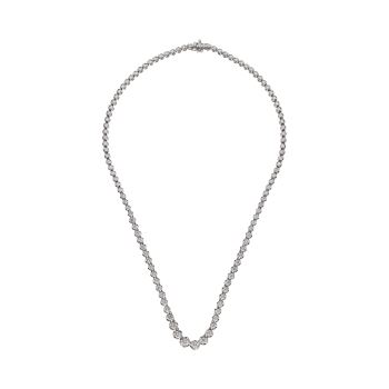 COLLARES<BR>COLLAR RIVIERE EN ORO BLANCO CON BRILL... · ref.: PRESENTA CERTIFICADO...