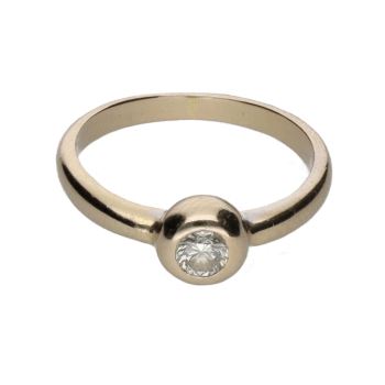 ANILLOS / SORTIJAS<BR>SORTIJA SOLITARIO EN ORO BLANCO CON UN... · ref.: (NAM)