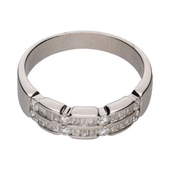 ANILLOS / SORTIJAS<BR>SORTIJA EN ORO BLANCO CON DIAMANTES. T... · ref.: (RCI)