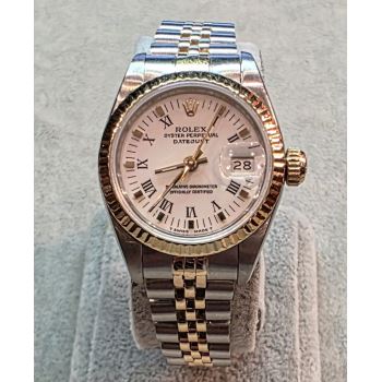 ROLEX<BR>DATEJUST ACERO Y ORO SEÑORA JUBILLE 26... · ref.: 69173