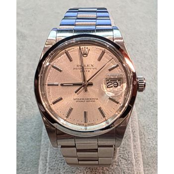 ROLEX<BR>OYSTER PERPETUAL DATE ACERO 34MM. · ref.: 15000