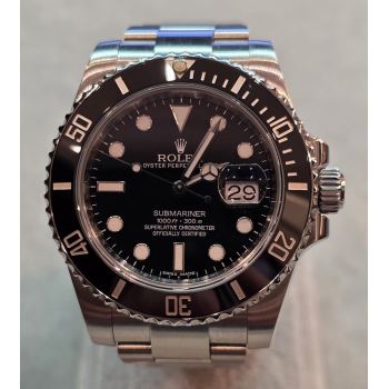 ROLEX<BR>SUBMARINER DATE CERÁMICO ACERO 40MM.  ... · ref.: 116610