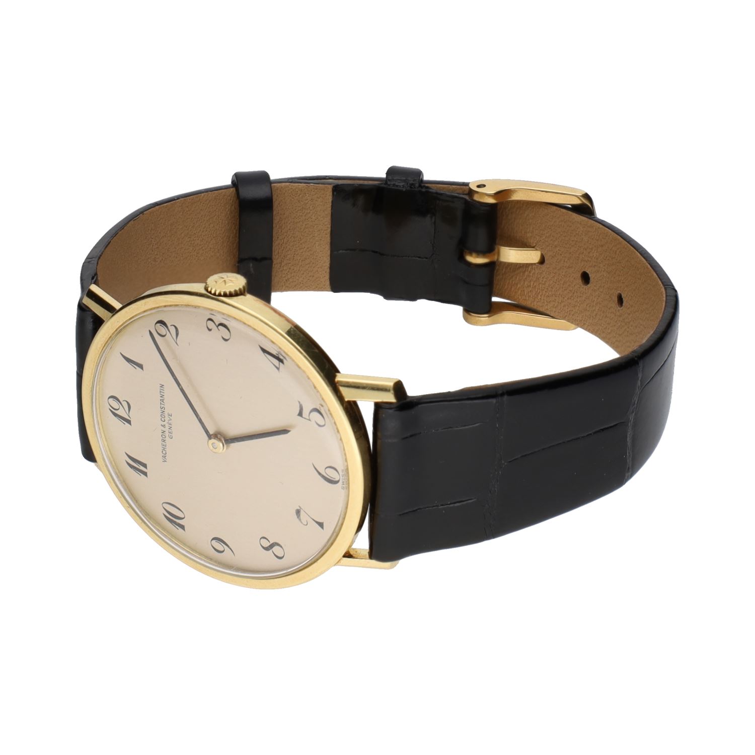 Clásico 7811 años 70s oro amarillo 33mm.  