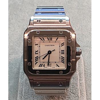 CARTIER<BR>SANTOS ACERO QUARTZ 29MM. · ref.: 1564