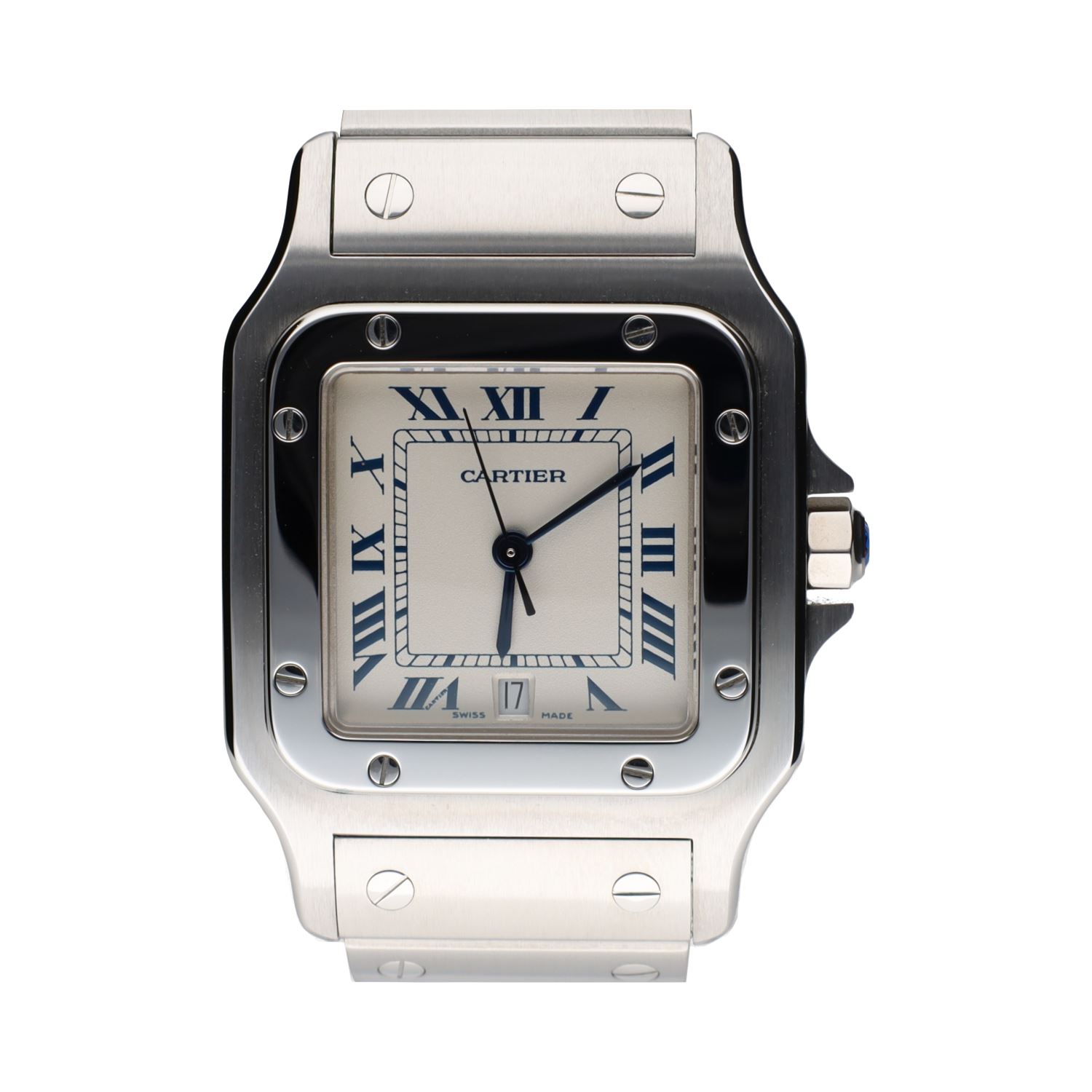 Santos acero quartz 29mm.  