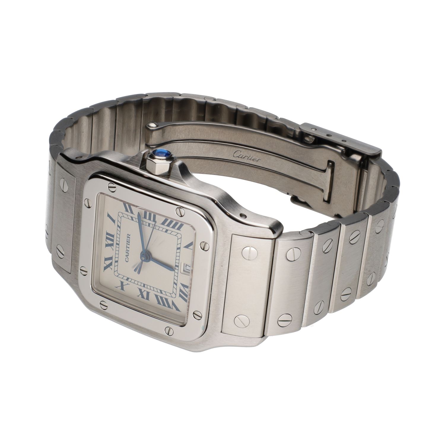 Santos acero quartz 29mm.  