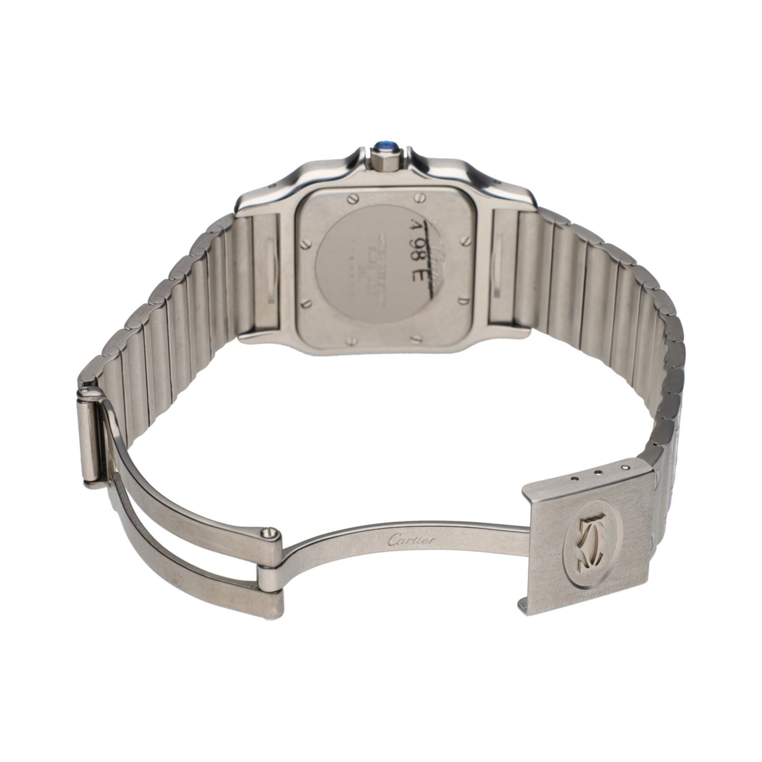 Santos acero quartz 29mm.  
