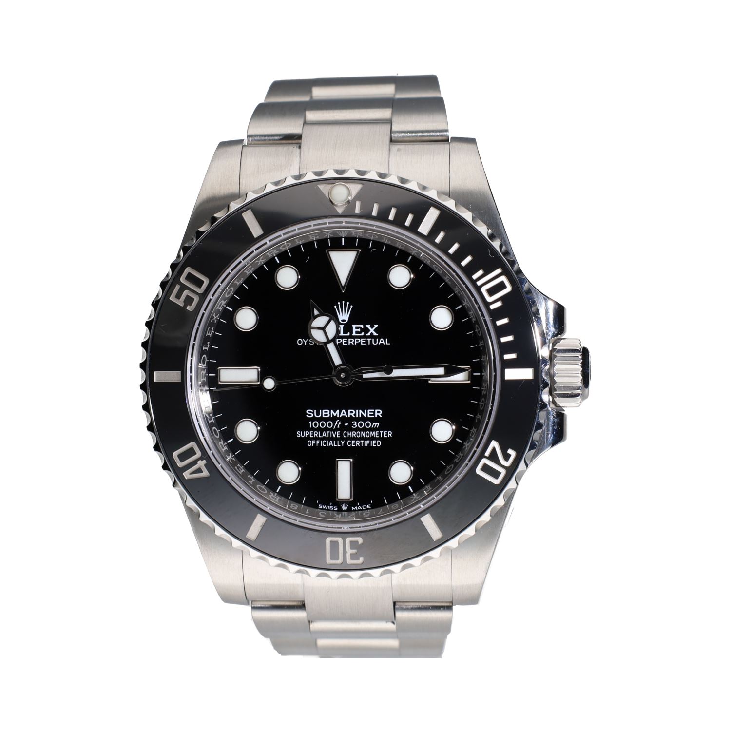Submariner no date acero ceramico 41mm.  