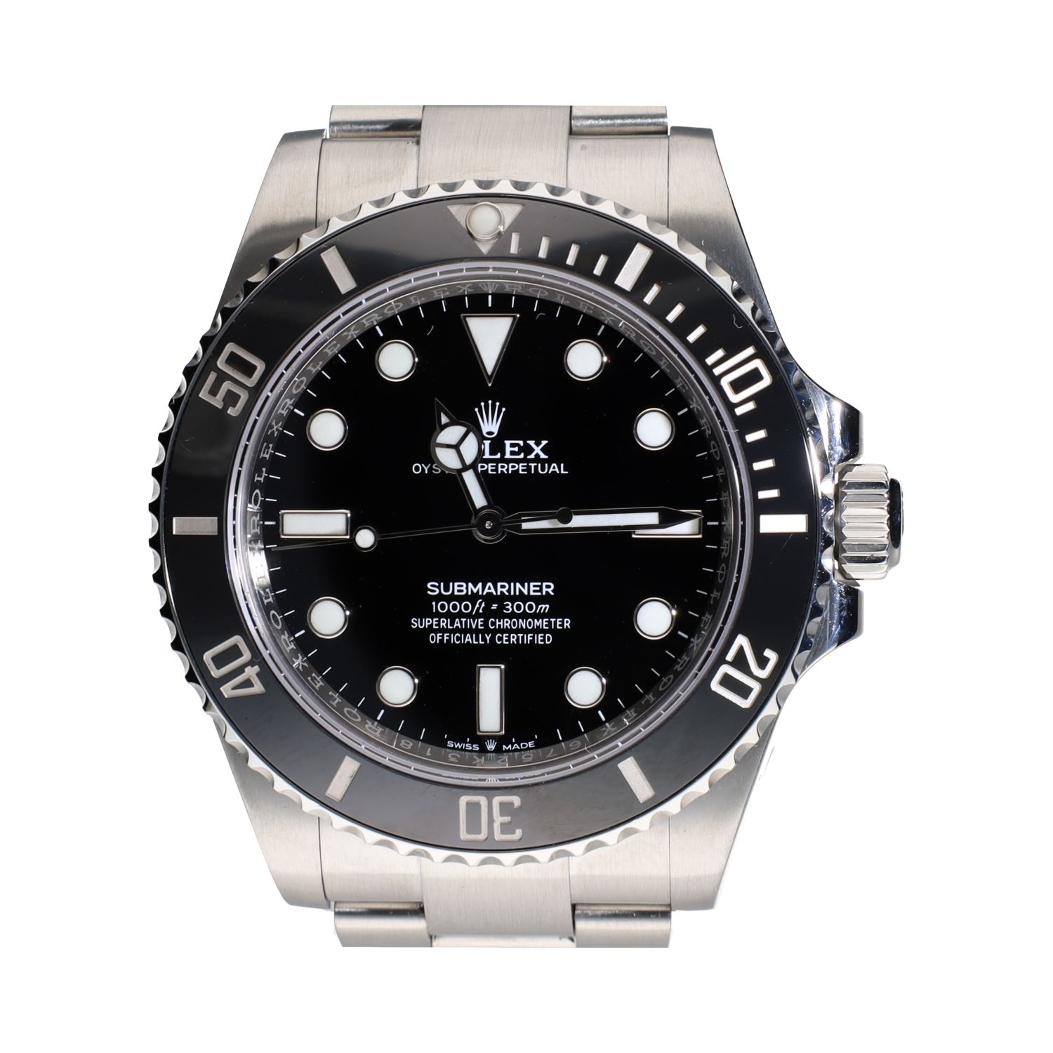 Submariner no date acero ceramico 41mm.  