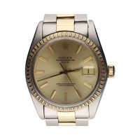 Oyster perpetual date acero y oro 34mm.   