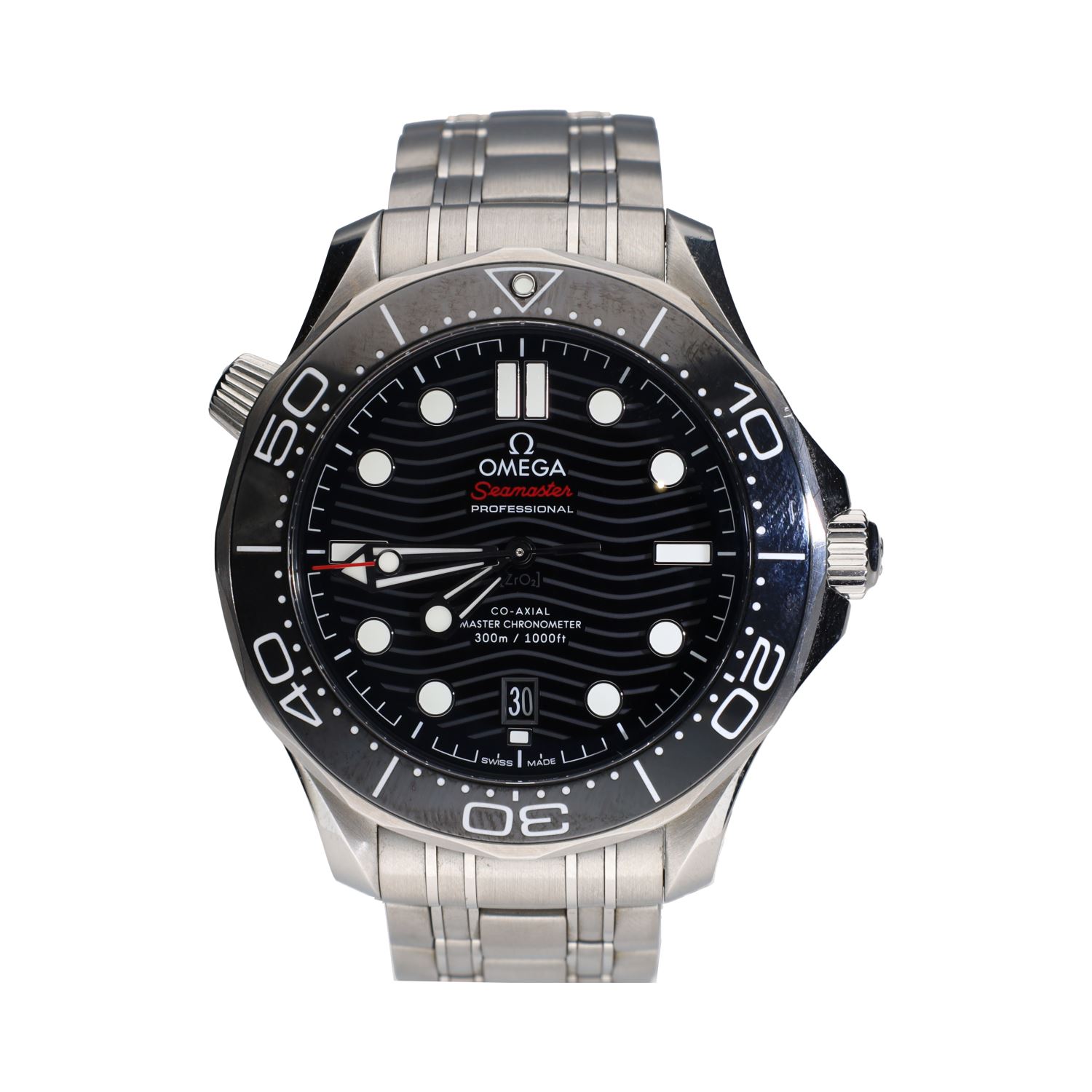 Seamaster diver 300m acero esfera negra 42mm.   
