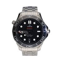 OMEGA<BR>SEAMASTER DIVER 300M ACERO ESFERA NEGR...