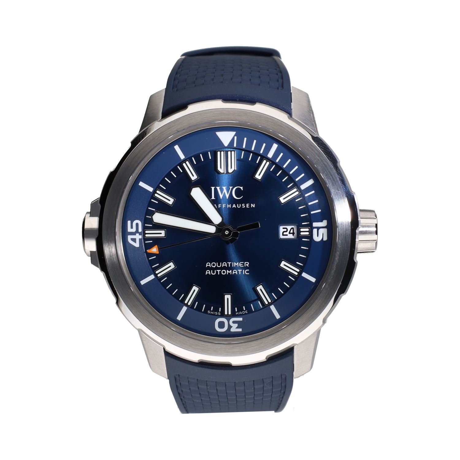 Aquatimer 300m acero esfera azul 42mm.   