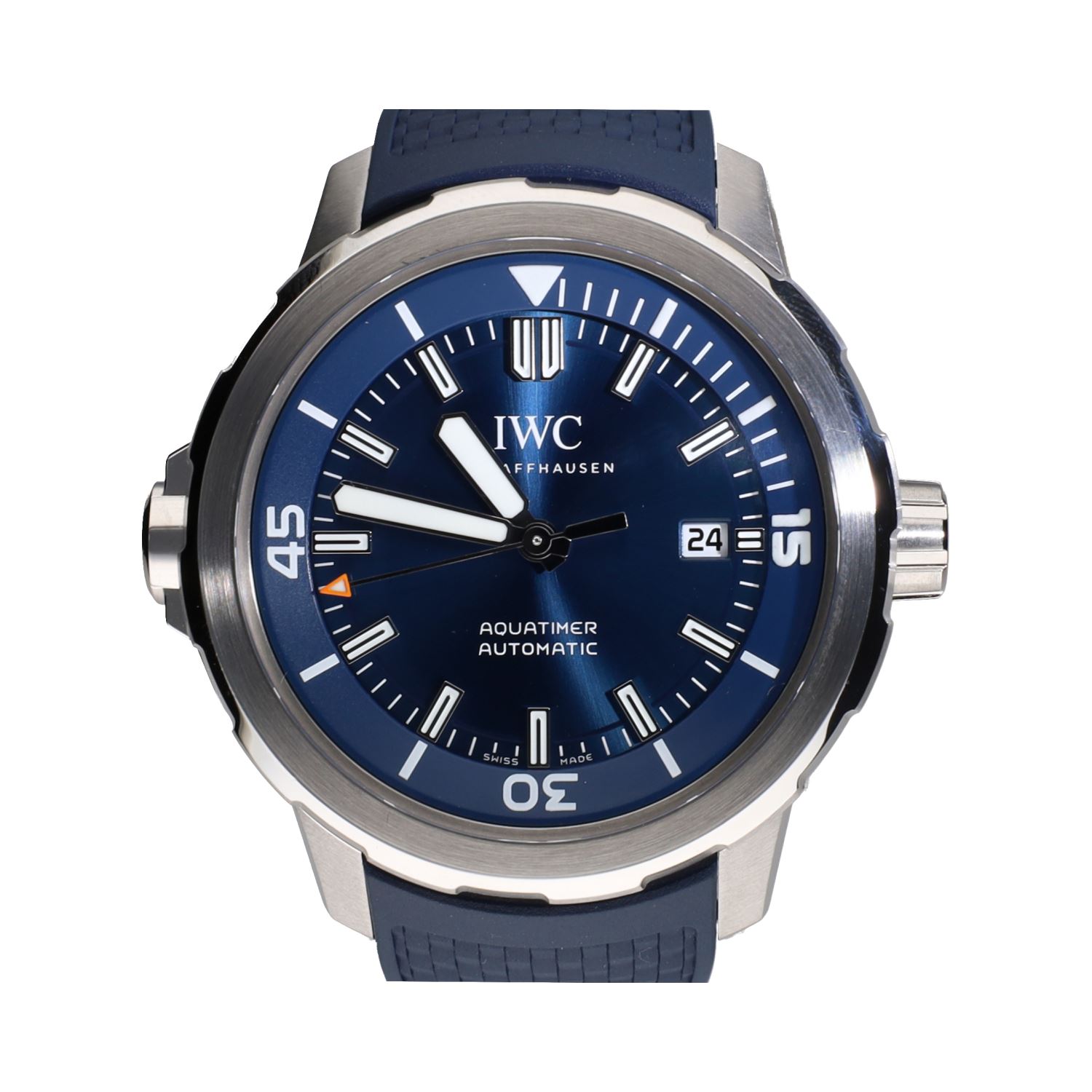 Aquatimer 300m acero esfera azul 42mm.   