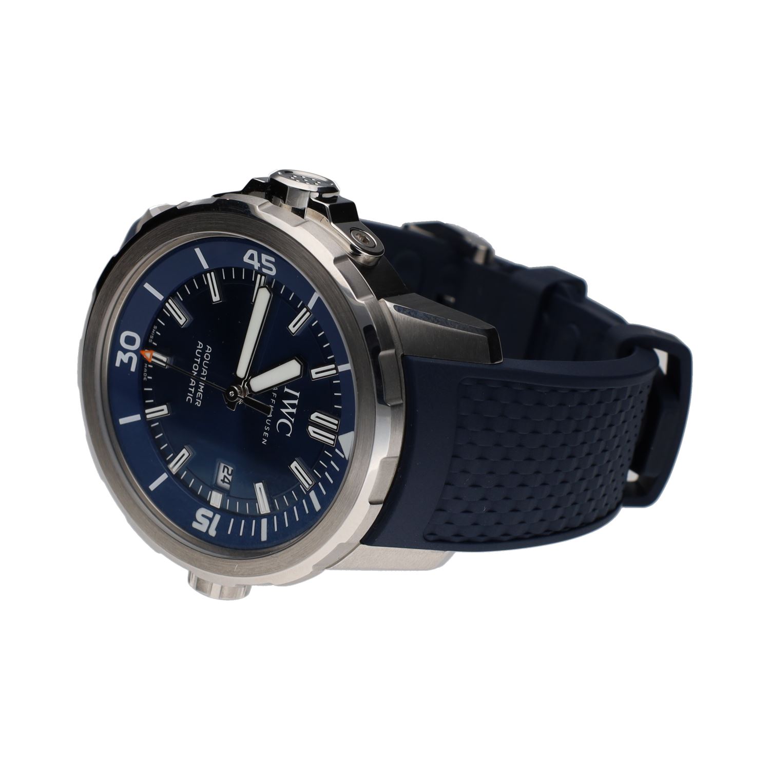 Aquatimer 300m acero esfera azul 42mm.   