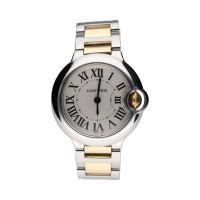 CARTIER<BR>BALLON BLEU ACERO Y ORO SEÑORA 28MM.  ...
