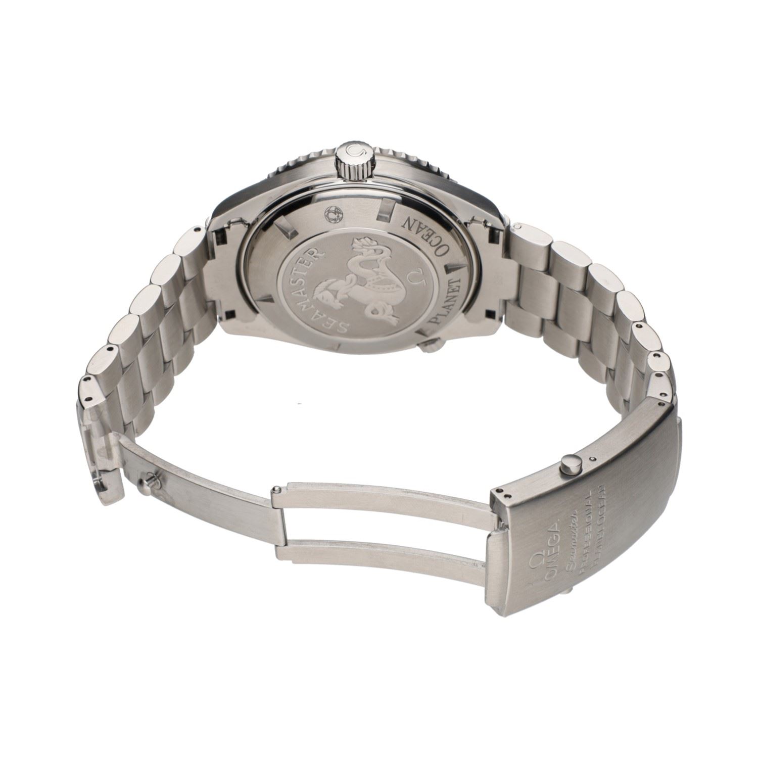 Seamaster planet ocean acero 45mm.   