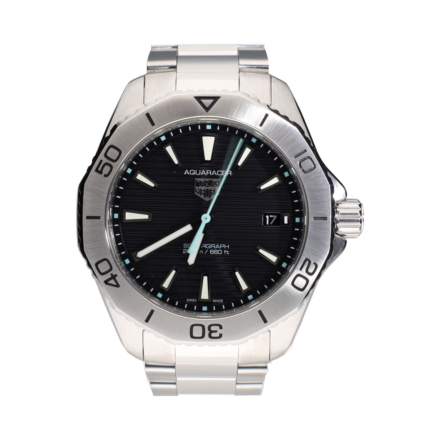Aquaracer solargraph acero 40mm.   