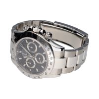 Daytona acero esfera negra.  