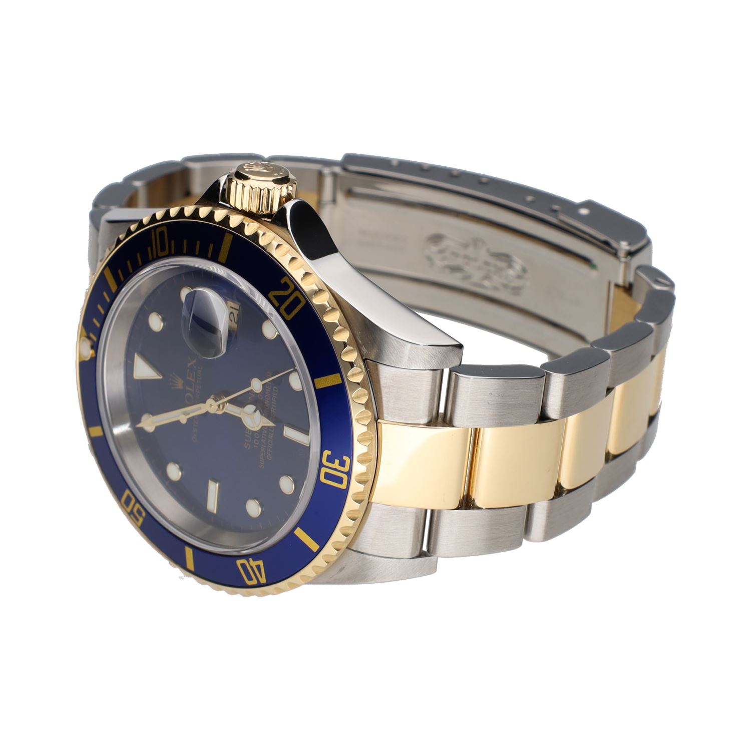Submariner date acero y oro azul 40mm.   