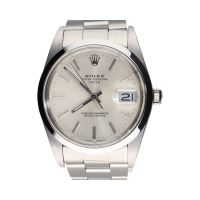 Oyster perpetual date acero plexi 34mm.   