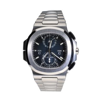 PATEK PHILIPPE<BR>NAUTILUS TRAVEL TIME CHRONOGRAPH ACERO... · ref.: 5990/1A-011