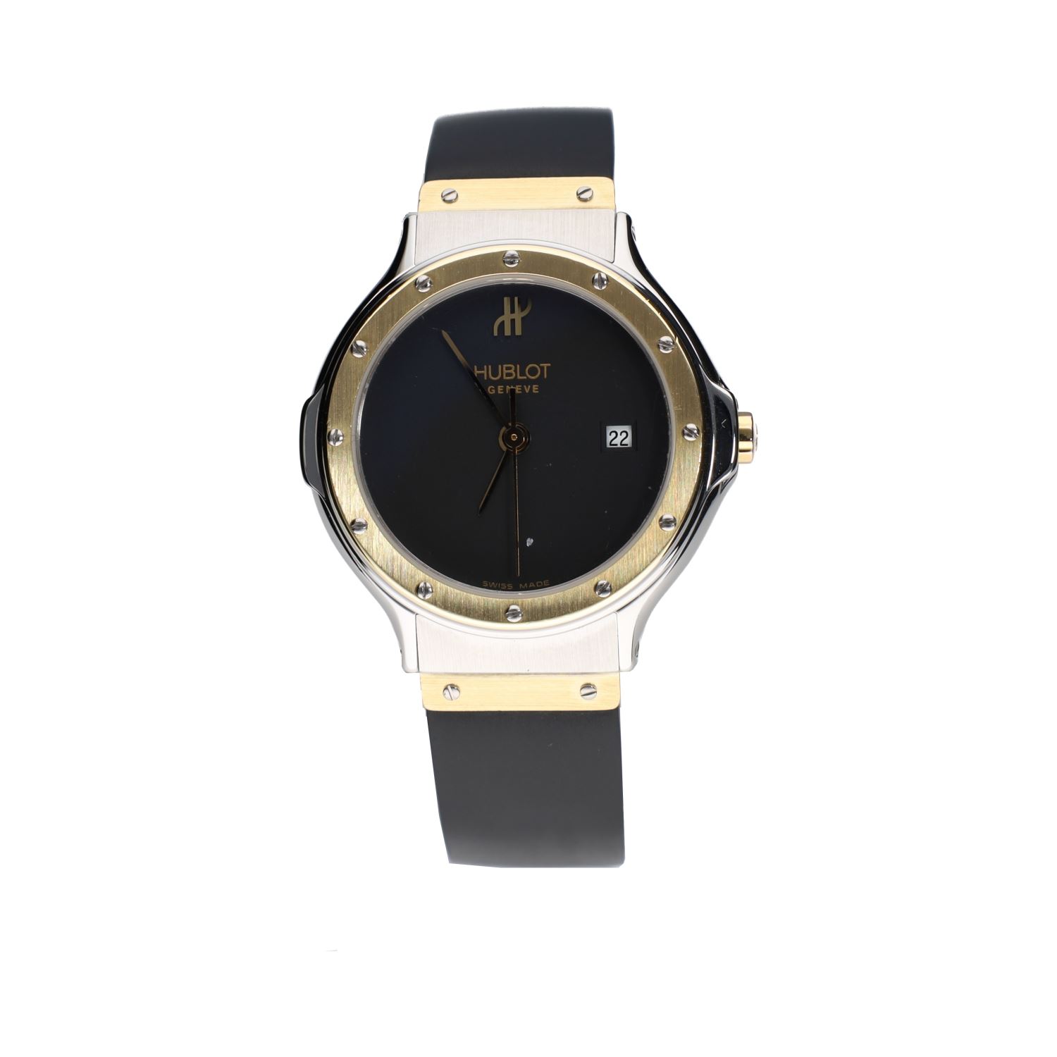 Classic señora acero y oro 28mm.   