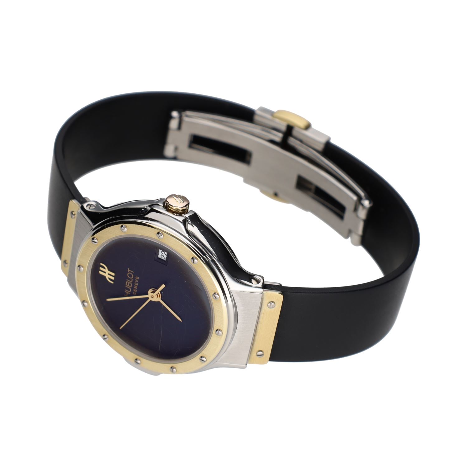Classic señora acero y oro 28mm.   