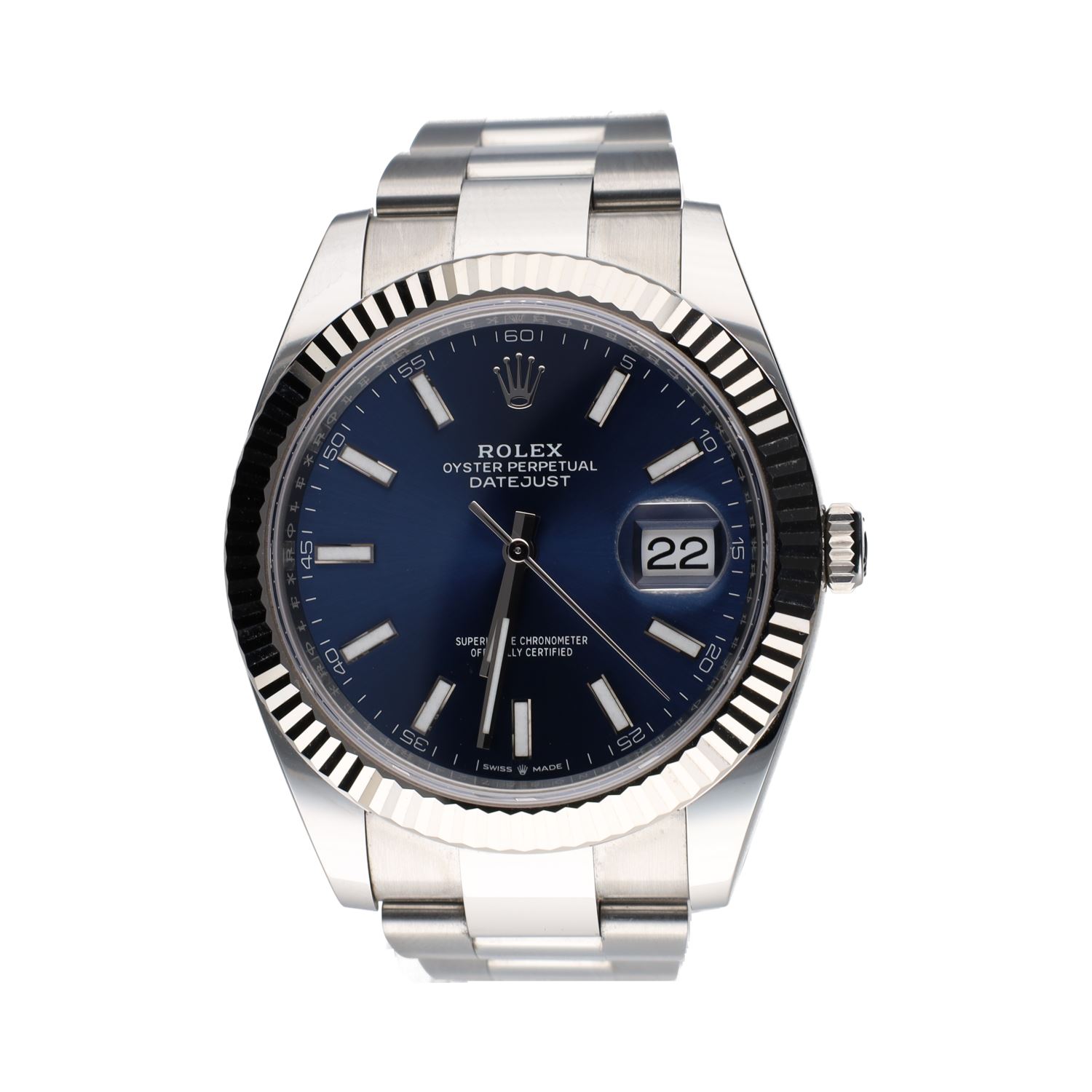 Datejust ii acero esfera azul 41mm.  