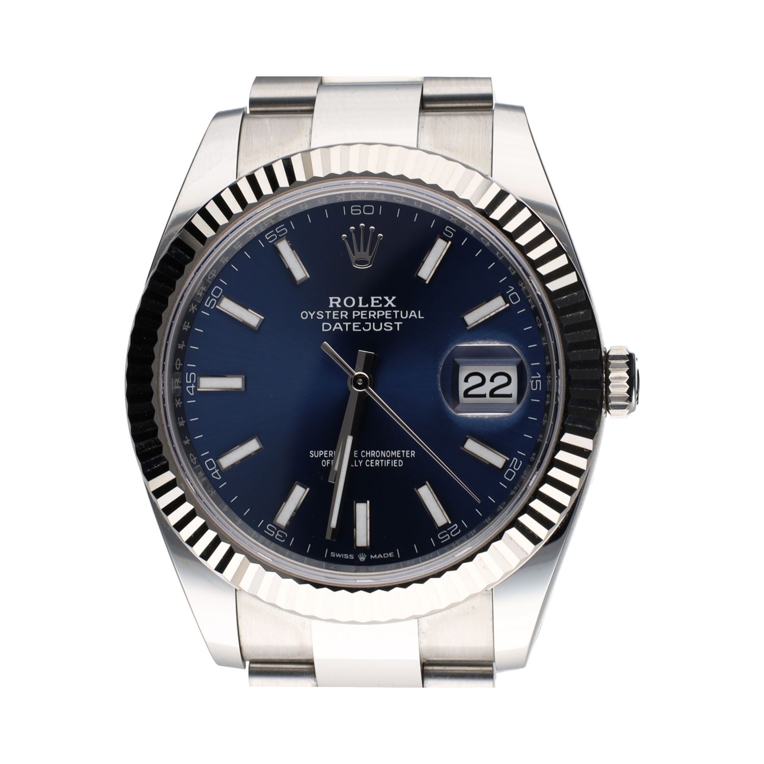 Datejust ii acero esfera azul 41mm.  