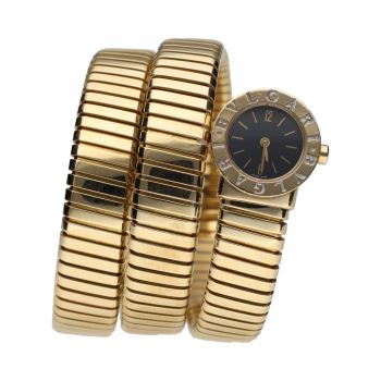BULGARI<BR>BULGARI TUBOGAS ORO AMARILLO 19MM. · ref.: BB 19 1T