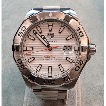 TAG HEUER<BR>AQUARACER CALIBRE 5 ACERO 300M 43MM.  ... · ref.: WAY2013