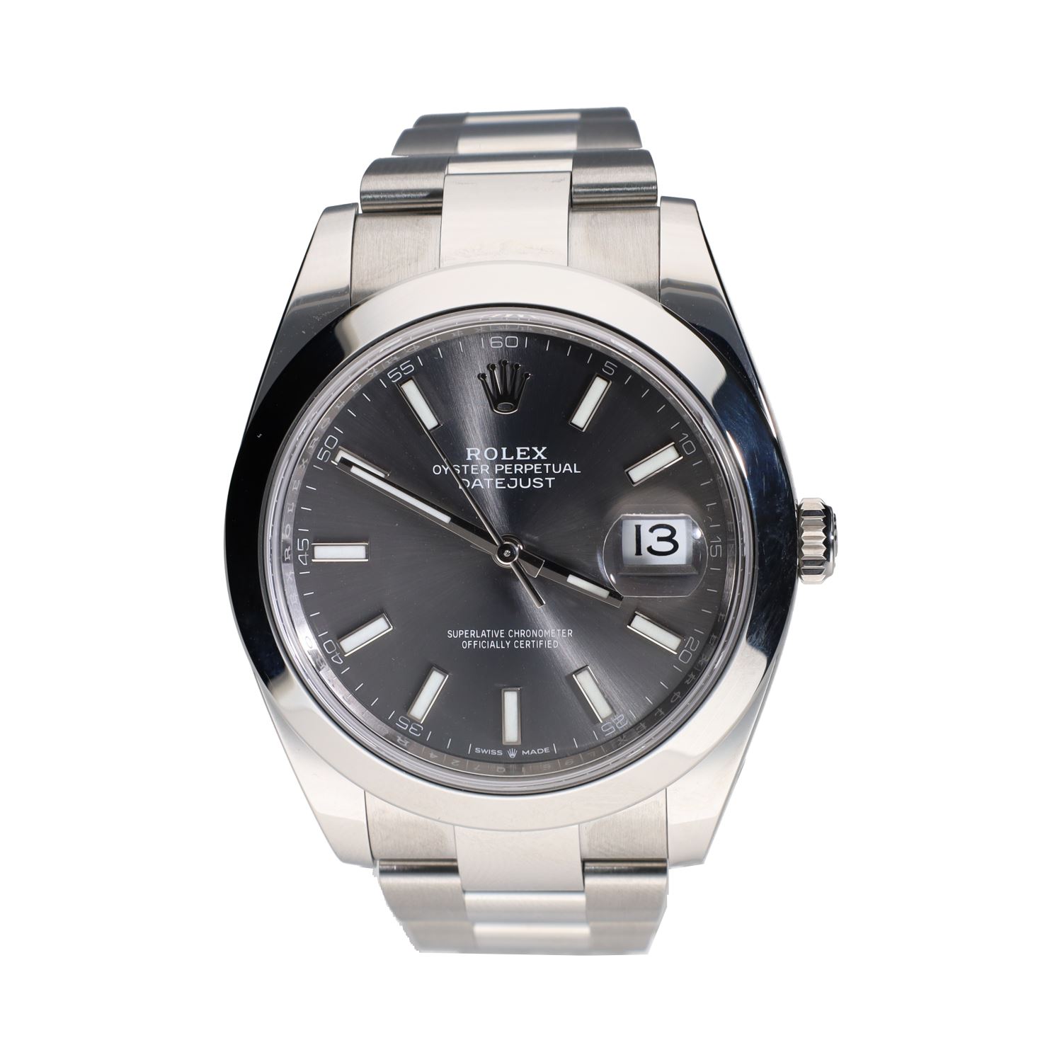 Datejust ii acero esfera gris 41mm.  