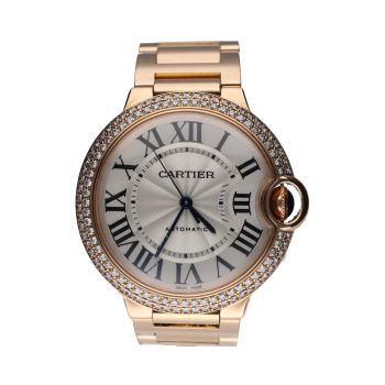 CARTIER<BR>BALLON BLEU ORO ROSA BRILLANTES 36MM. ... · ref.: 3003