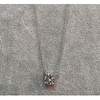COLLARES<BR>COLLAR CON CADENA Y COLGANTE EN ORO BL...