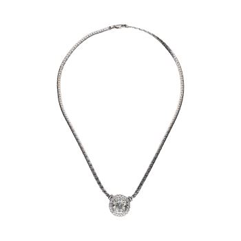COLLARES<BR>COLLAR REALIZADO EN ORO BLANCO CON UN ... · ref.: PRESENTA CERTIFICADO...